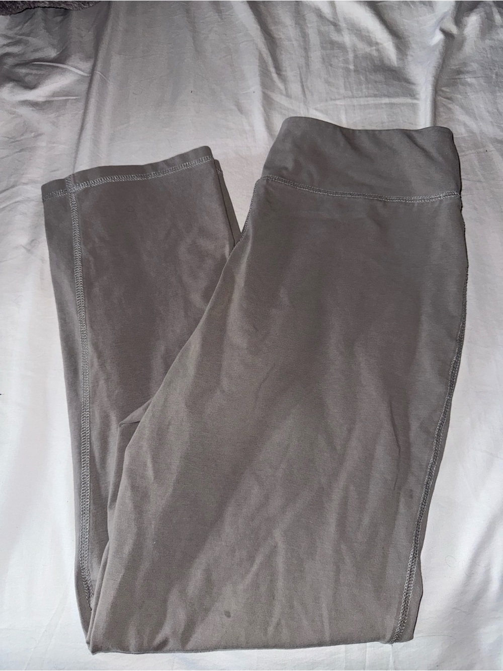 Blair Gray Seam-Trim Active Leggings